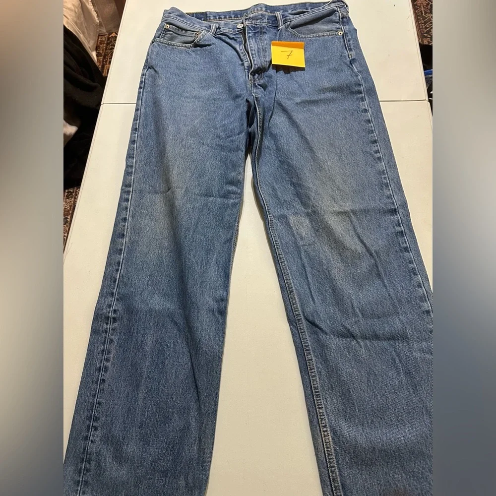 Men’s Levi’s 550 Jeans, dark stone wash, relaxed fit, 36x34.  MULTIPLE PAIRS!